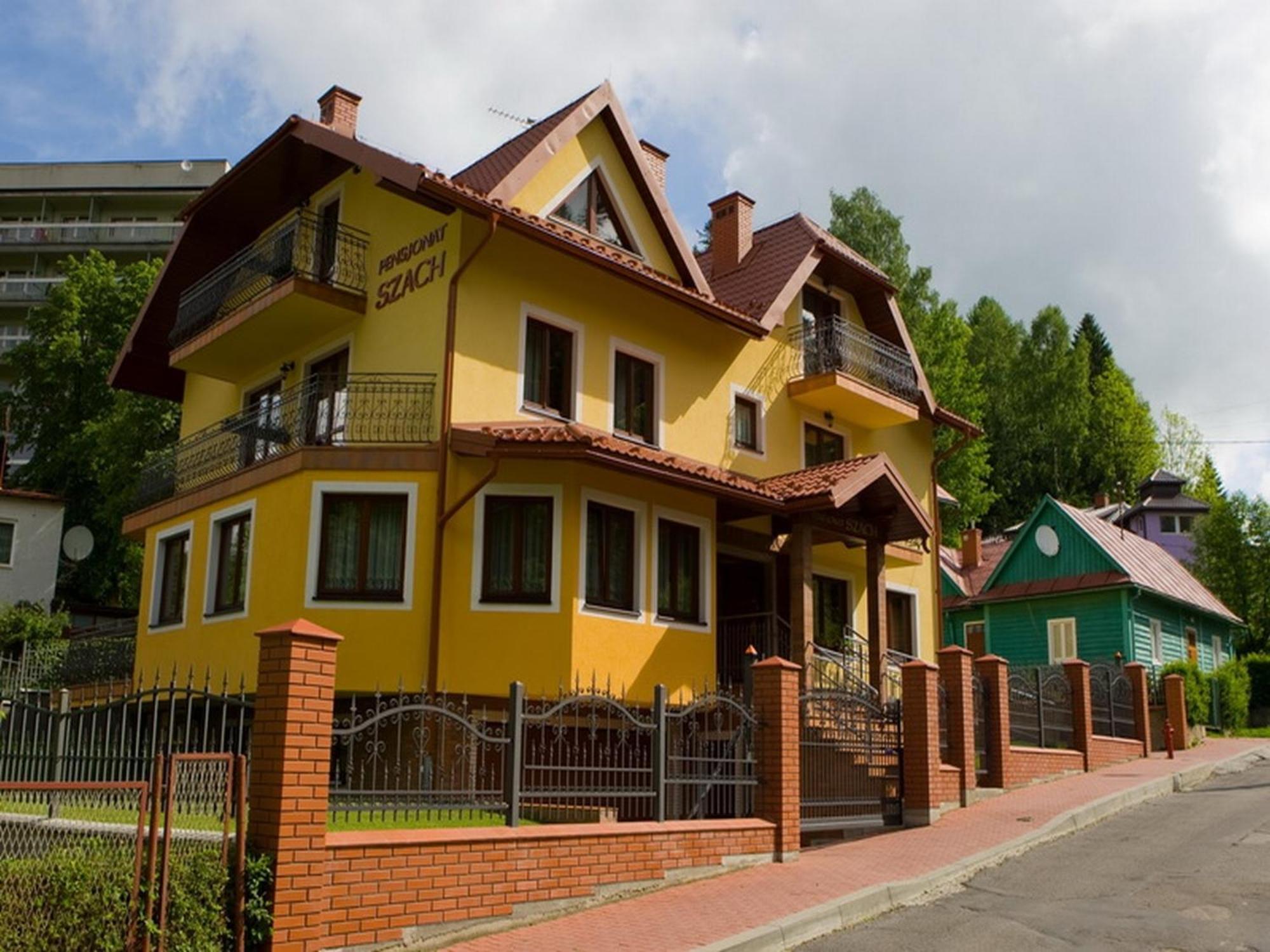 Pensjonat Szach Krynica Zdroj Ngoại thất bức ảnh